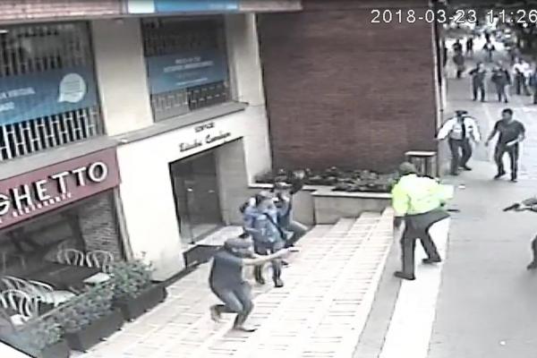 Reportan tiroteo en el centro de Bogotá