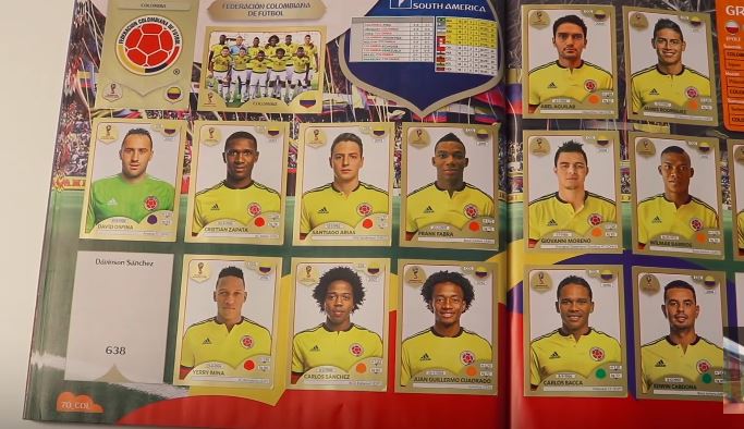 Álbum Panini Gold: así aparece la Selección Colombia en versión exclusiva
