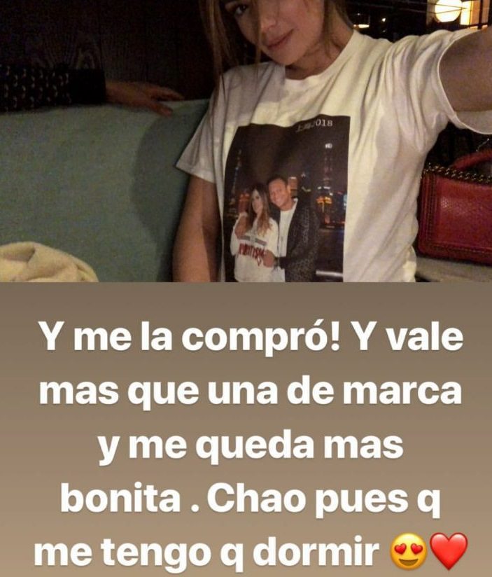Así se goza Sara Uribe en su estadía en China