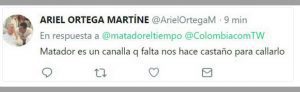 El uribista que amenazó a 'Matador' se retiró de redes con una extraña disculpa