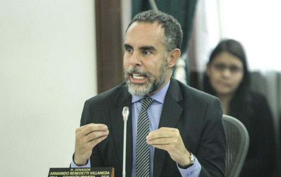 “Iniciativas que avanzan”: Armando Benedetti.