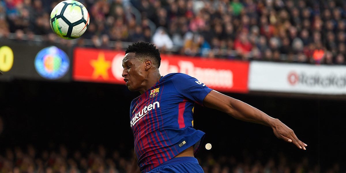 Sorprendente titularidad de Mina con Barcelona ante el Celta