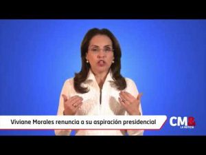Viviane Morales renuncia a su aspiración presidencial