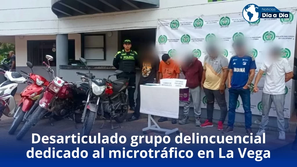 Desarticulado grupo delincuencial dedicado al microtráfico en La Vega