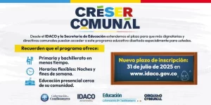 Cundinamarca lanza becas para líderes comunales sin escolaridad