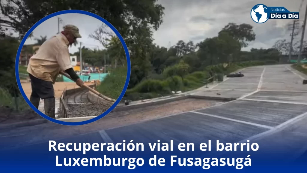 Avanza recuperación vial en el barrio Luxemburgo de Fusagasugá con inversión de 0 millones