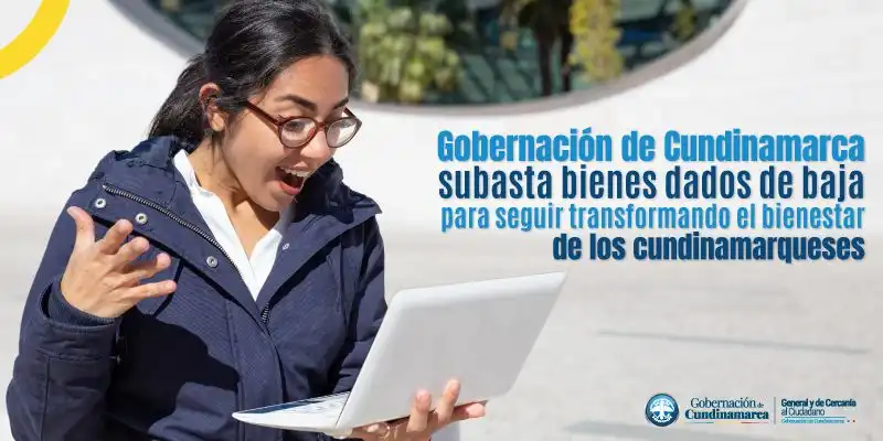 Cundinamarca subasta bienes para el bienestar social