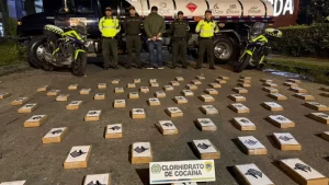 Incautan 370 kilos de cocaína en vía hacia Bogotá
