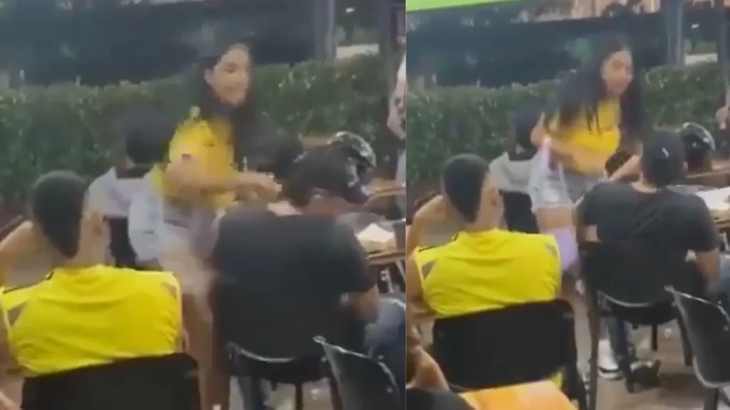 ¡Con cachetada y todo! Mujer armó tremendo ‘show’ y reveló infidelidad de su novio en pleno partido de la Tricolor