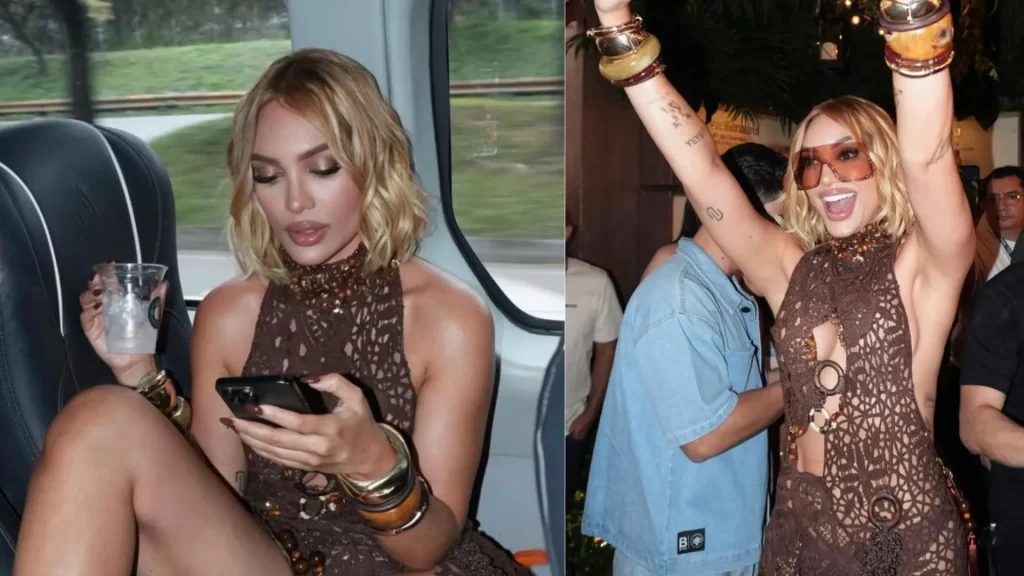 ¡De las redes a su casa! Andrea Valdiri confrontó cara a cara al ‘hater’ que la insultó por apoyar a De La Espriella