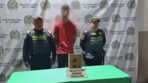 ¡Peligro en el centro de Bogotá! Menor de 16 años cayó con una granada modificada en Los Mártires