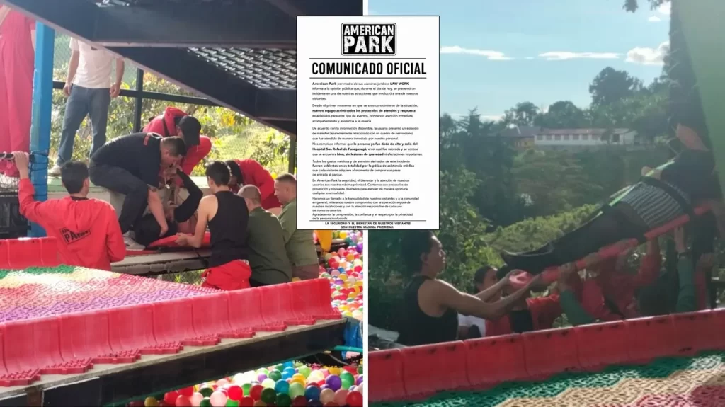 Susto en tobogán de Fusagasugá: Mujer sufre incidente en atracción de «American Park» y el establecimiento responde