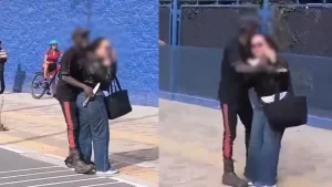 ¡Minutos de terror en Bogotá! Ladrón tomó como rehén a una mujer tras intento de robo en plena calle