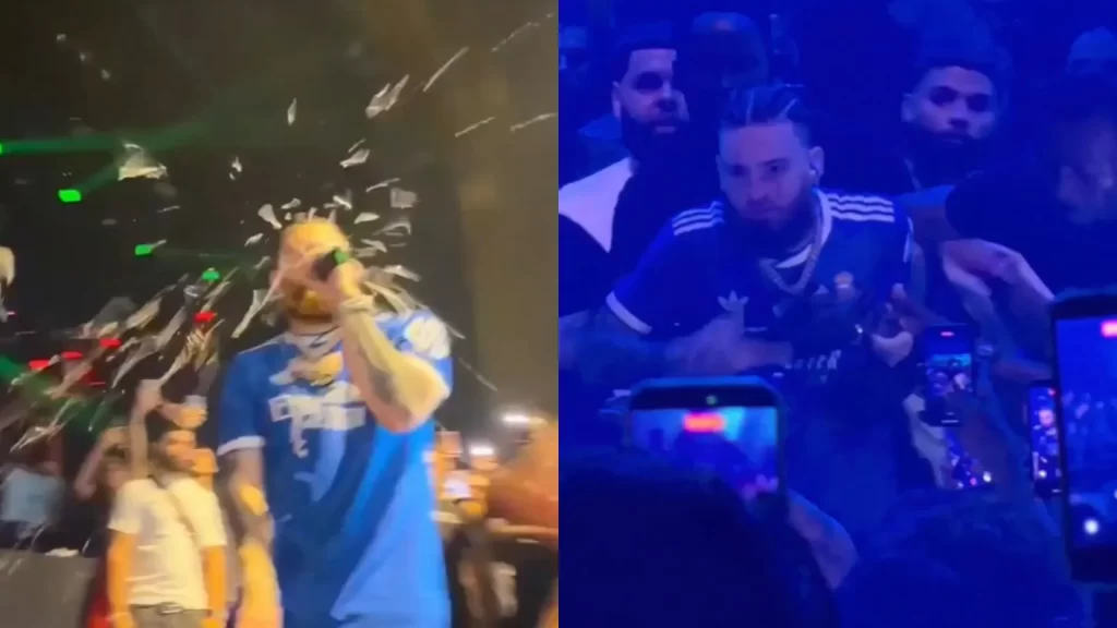 ¡Se salió de control! Al rapero Hades66 le lanzaron un vaso de cristal en la cara durante un concierto